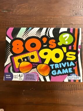 80s 90s Trivia Game Outset Media Complete Cards Sealed Pop Culture Fun